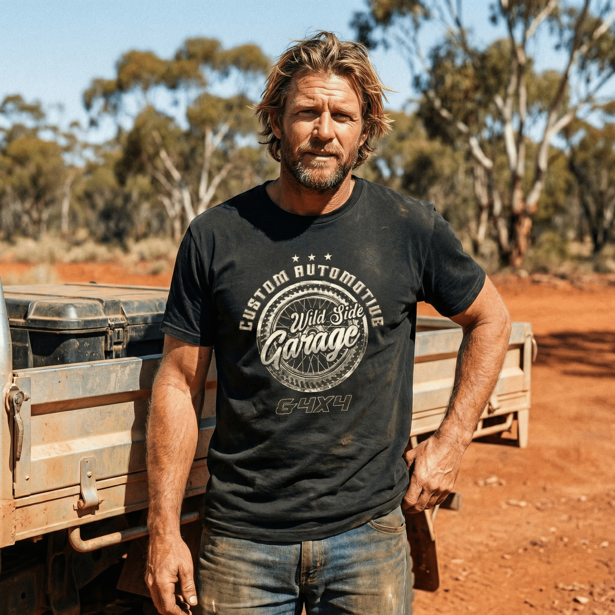 Wild Side Garage Built Heavyweight Tee - WildsideHQ