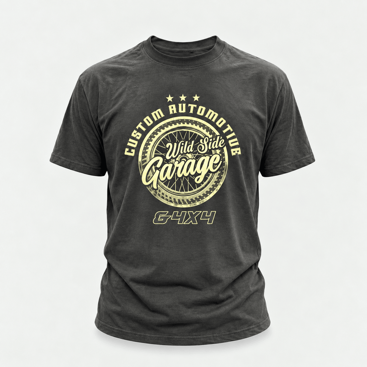 Wild Side Garage Built Heavyweight Tee - Wild Side HQ