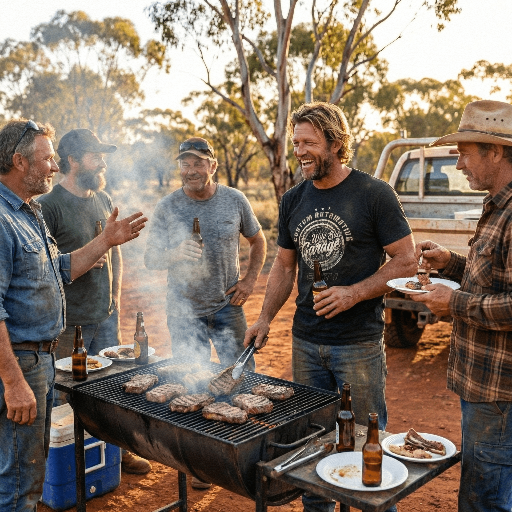 Wild Side Garage Built Heavyweight Tee - WildsideHQ